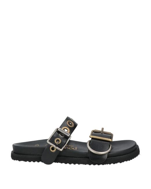 Vivienne Westwood Black Sandals Cow Leather
