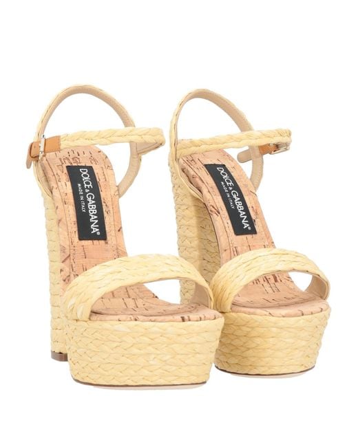Dolce & Gabbana Metallic Sandals