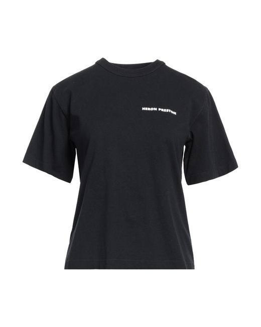 Heron Preston Black T-shirts