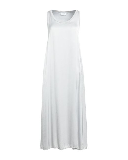 Daniele Fiesoli White Midi Dress Viscose