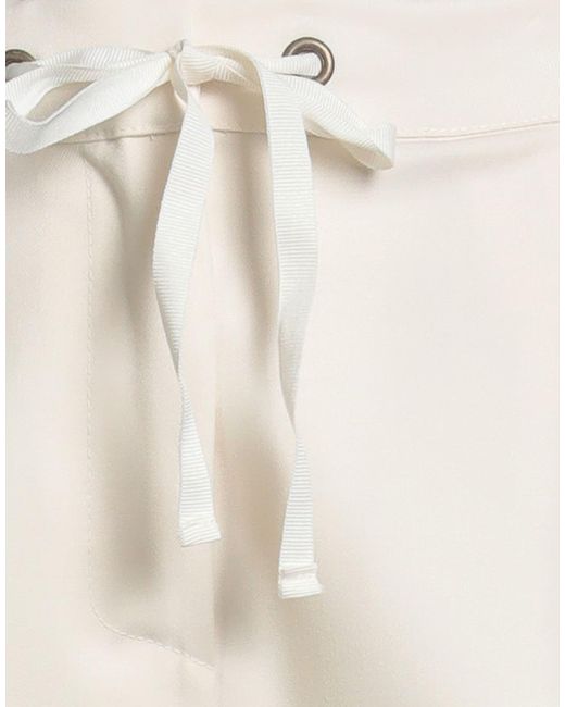 Siste's White Pants Polyester, Viscose, Elastane