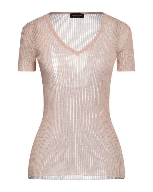 Pullover Roberto Collina en coloris Pink