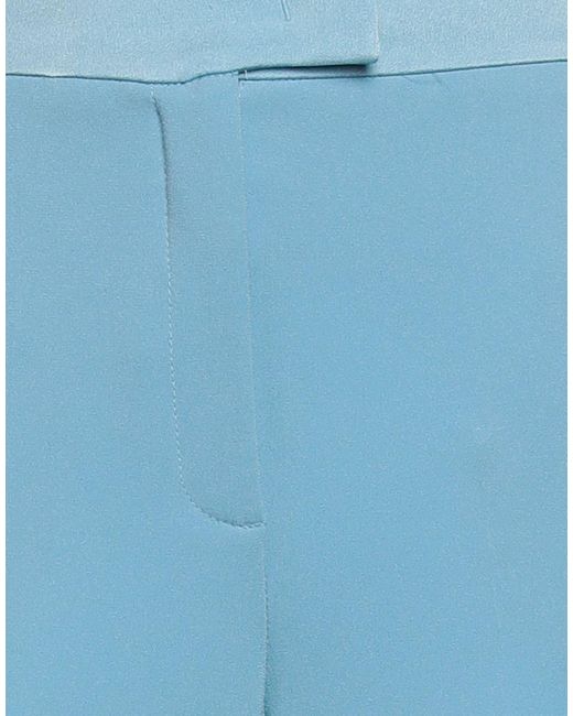 Marella Blue Pants Acetate, Polyester