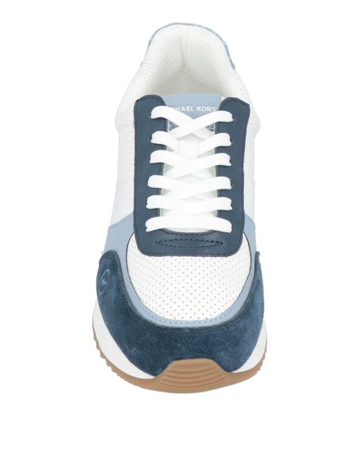 MICHAEL Michael Kors Blue Slate Sneakers Leather, Textile Fibers