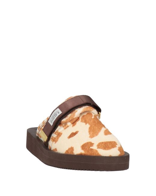 Suicoke Brown Mules & Clogs