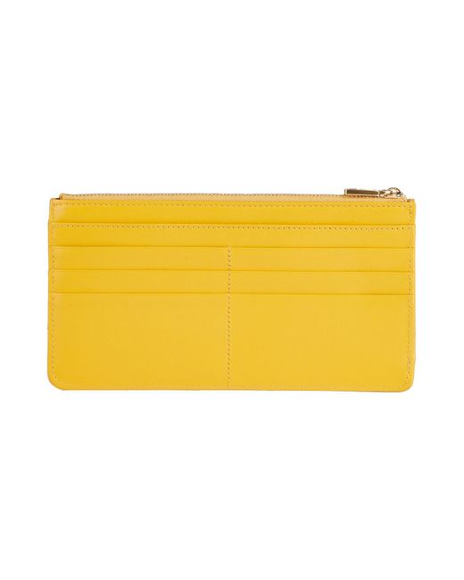 Dolce & Gabbana Yellow Brieftasche