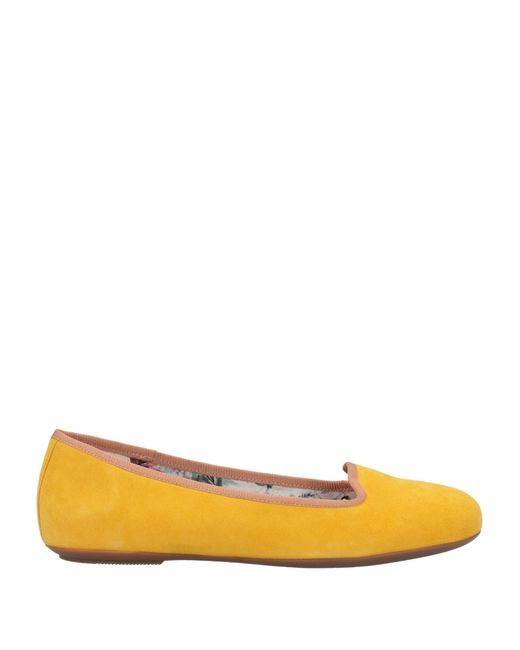 Geox Yellow Loafers