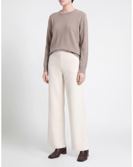 Emporio Armani White Pants Cotton, Polyamide, Elastane