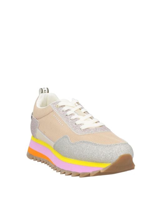 Apepazza Multicolor Sneakers Leather, Textile Fibers