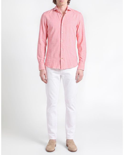 Giannetto Portofino Pink Shirt for men
