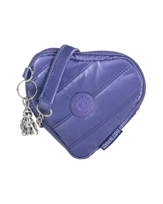 Kipling Blue Cross-Body Bag Polyamide, Polyurethane