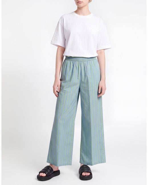 Forte_forte Blue Pants Cotton
