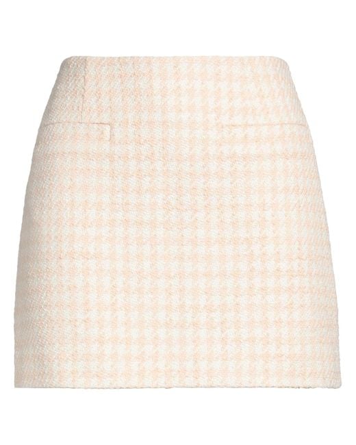 Anine Bing Natural Mini Skirt