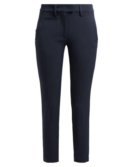 Dondup Blue Pants Polyester, Elastane