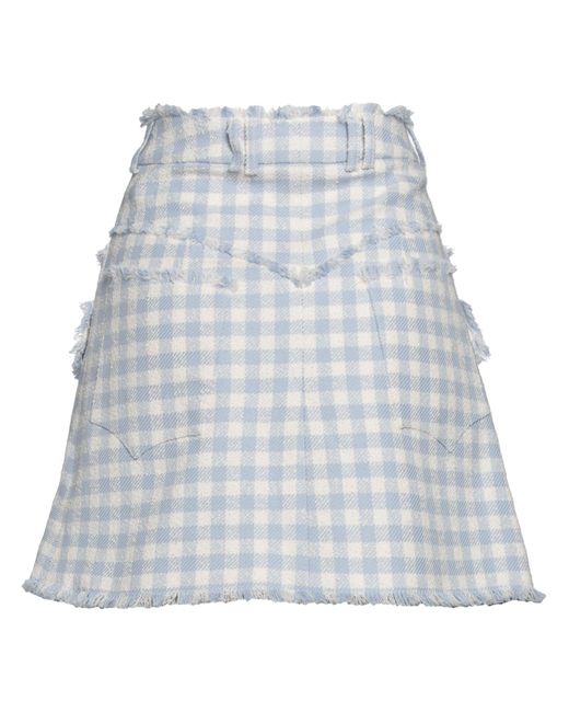 Balmain Gray Mini Skirt
