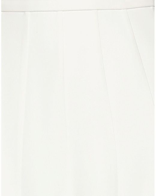Ermanno Scervino White Midi Skirt