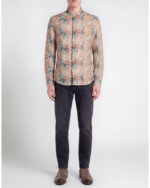 John Varvatos White Shirt Linen for men