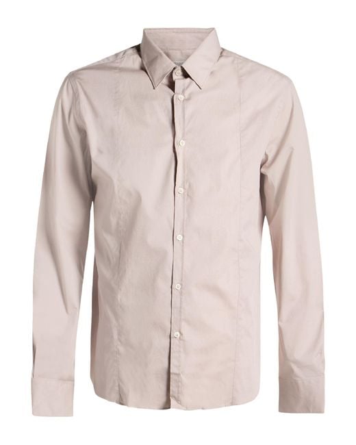 Bagutta Pink Shirt Cotton, Elastane for men