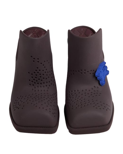 Burberry Purple Mules & Clogs Rubber