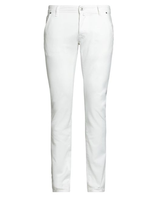 Jacob Cohen White Jeans for men