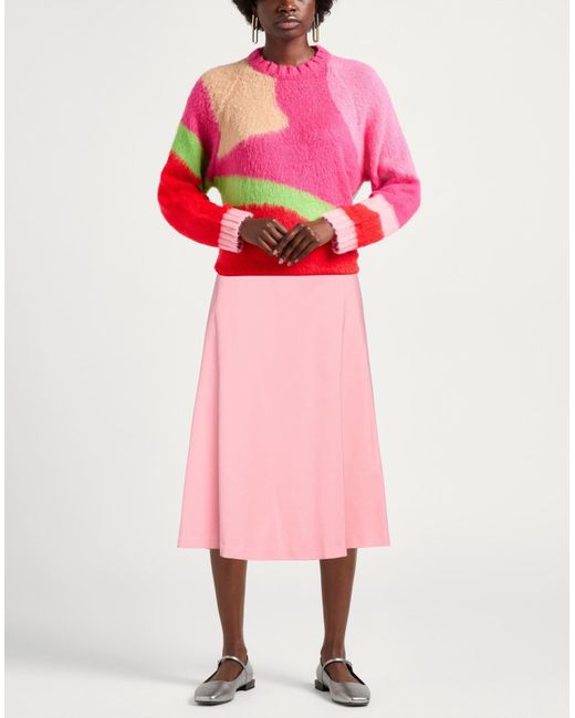 Vivetta Midi Skirt in Pink Lyst UK
