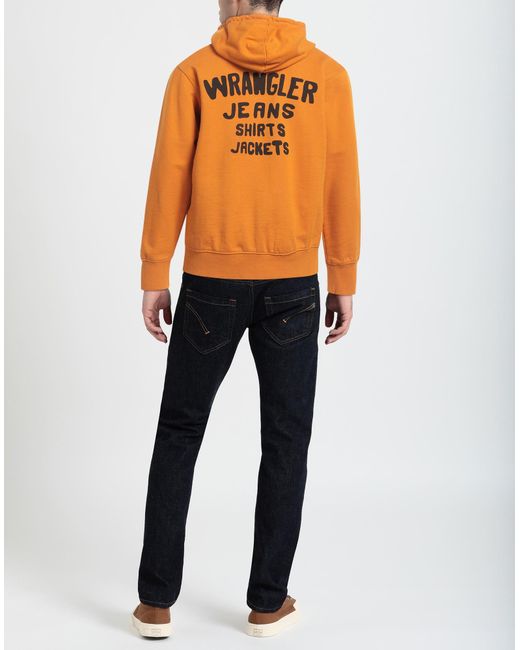 Wrangler Orange Sweatshirt for men