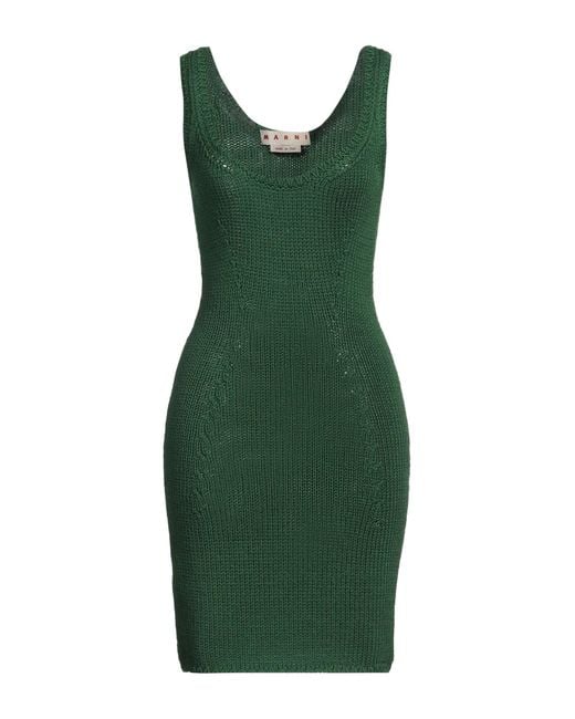 Marni Green Mini Dress