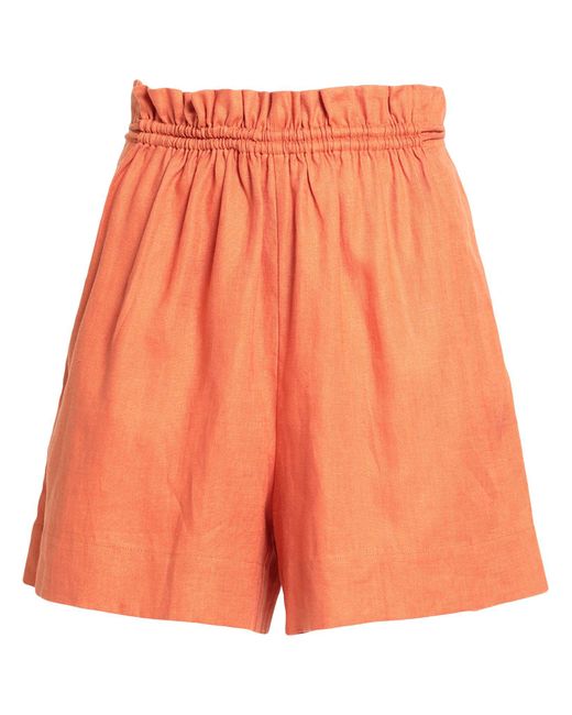 Peony Orange Beach Shorts And Pants