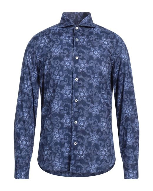 Fedeli Blue Shirt for men