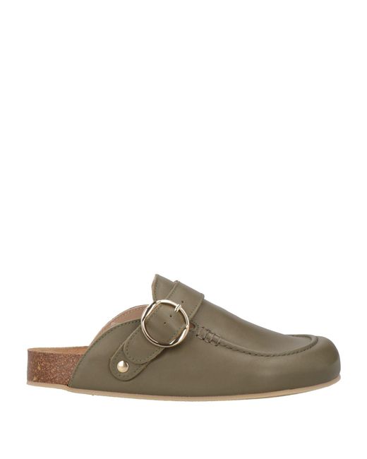 Alohas Green Mules & Clogs