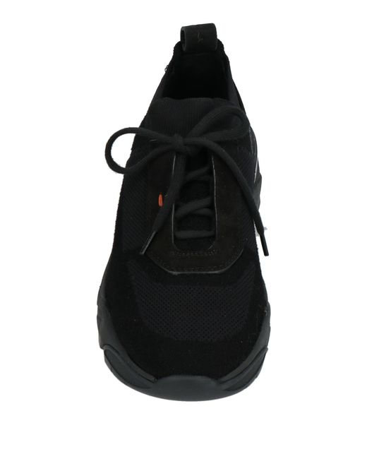 Santoni Black Sneakers