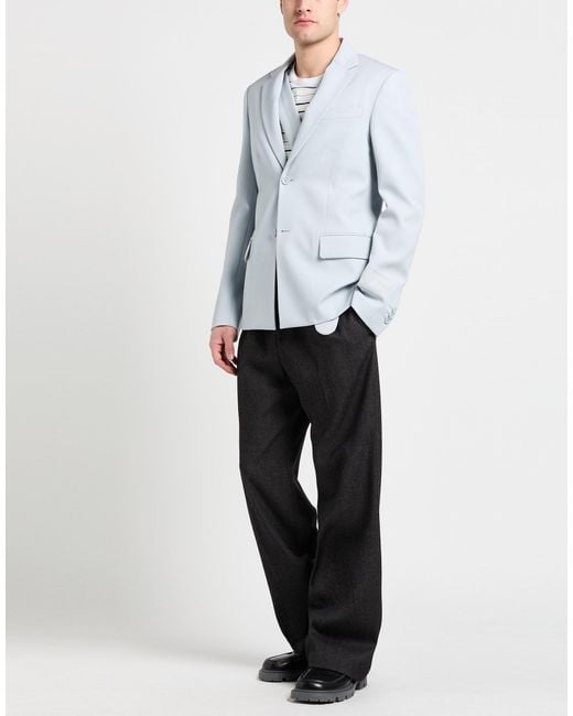 Off-White c/o Virgil Abloh Blue Sky Blazer Virgin Wool for men