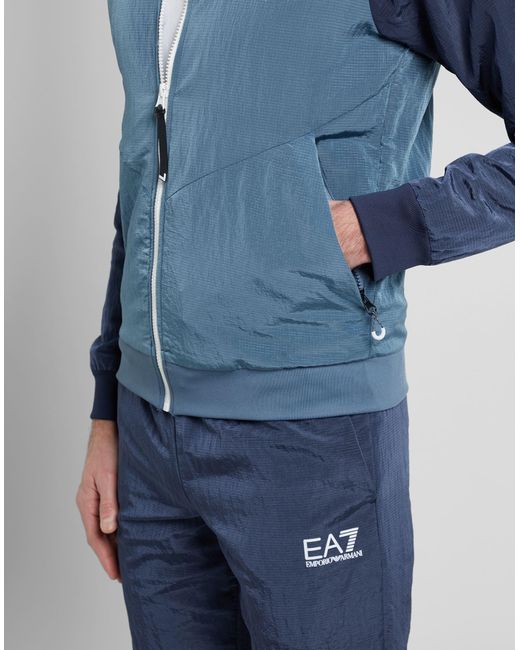 EA7 Blue Tracksuit for men
