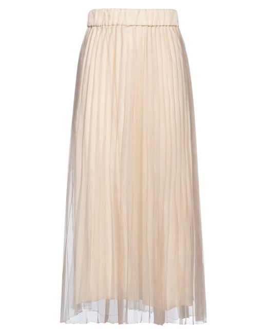 Cappellini By Peserico Natural Maxi Skirt