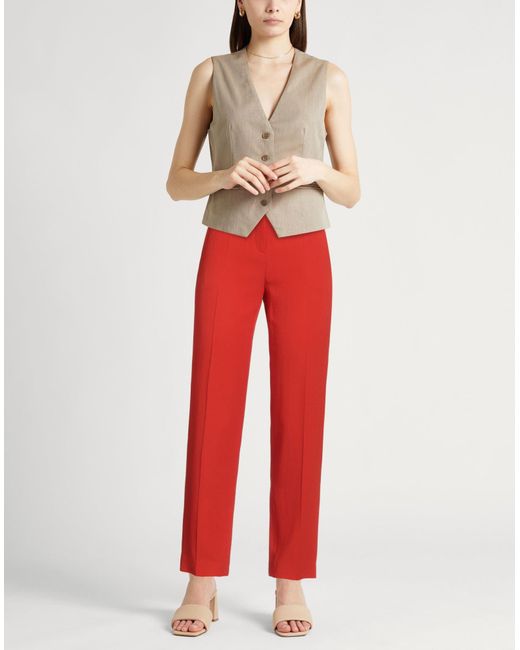Paule Ka Red Trouser