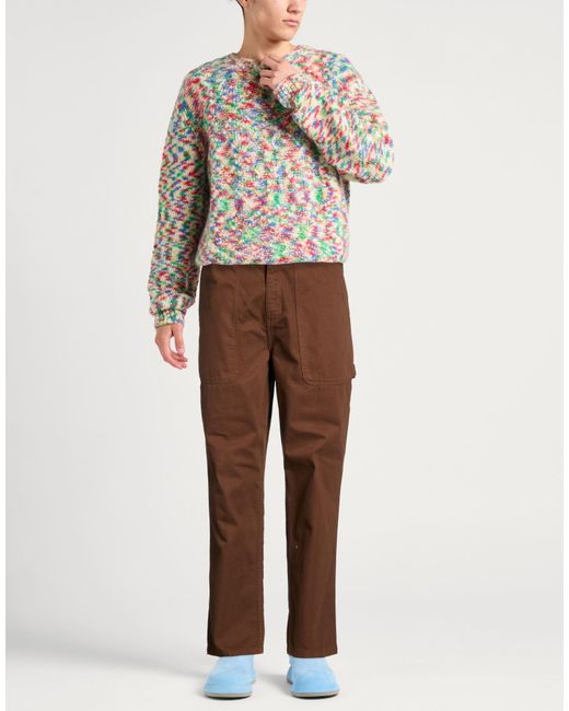 Palmes Brown Pants Organic Cotton for men