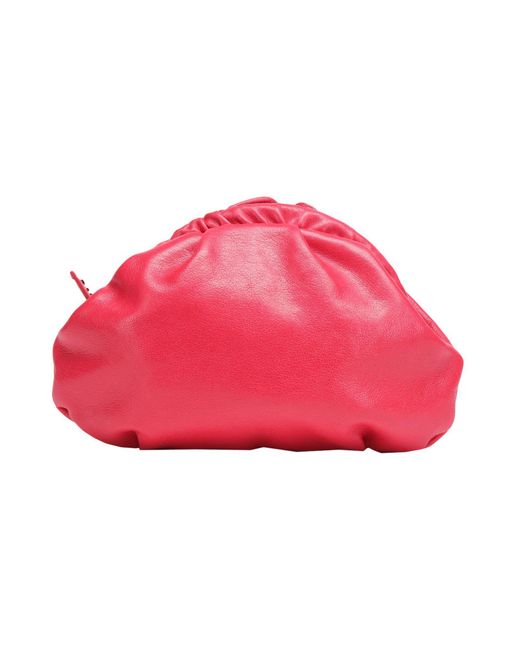 Furla Red Essential S Clutch -- Handbag Sheepskin