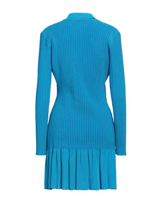 Alaïa Blue Mini Dress