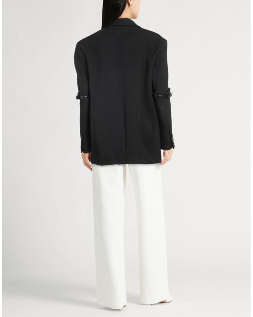 Coperni Black Blazer Recycled Polyester, Viscose, Polyester, Elastane