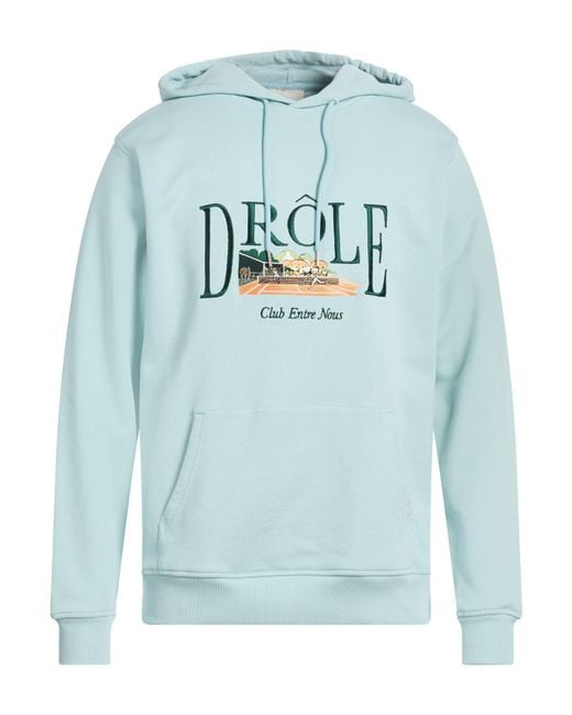 Drole de Monsieur Blue Sky Sweatshirt Cotton for men
