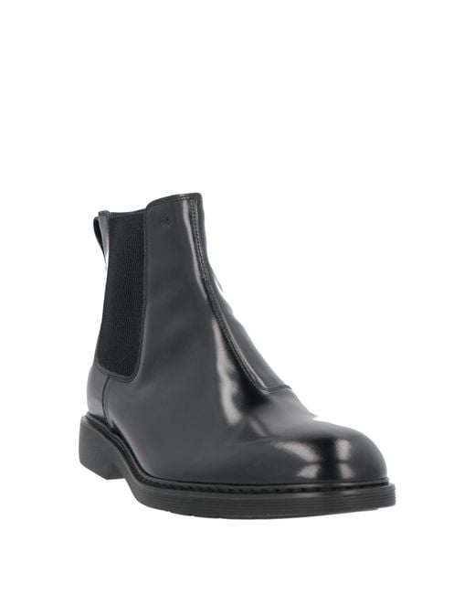 Hogan Black Ankle Boots for men