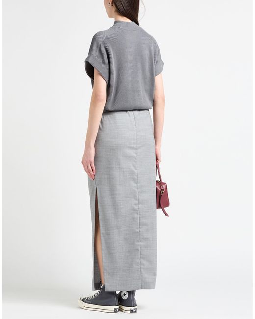 Brunello Cucinelli Gray Maxi-Rock