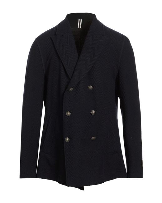 Windsor. Blue Midnight Blazer Wool, Cotton, Polyamide, Elastane for men