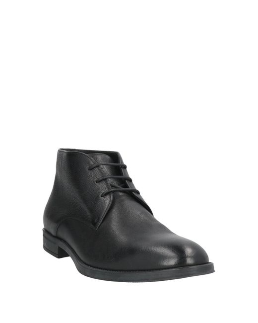 Botines De Caña Alta Boss de hombre de color Black