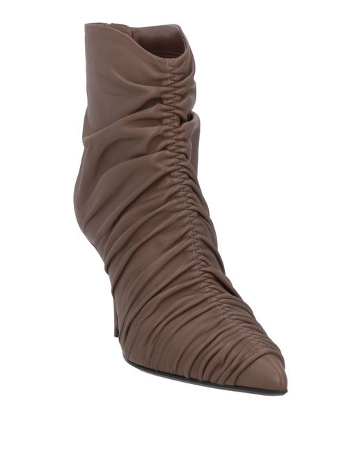 Santoni Brown Ankle Boots
