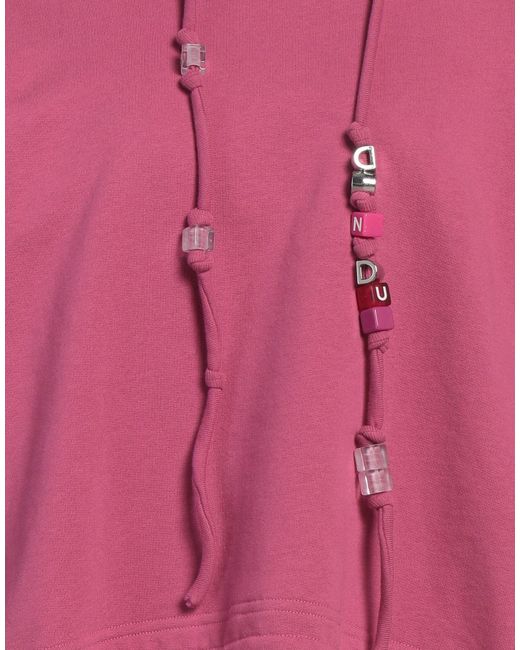 Dondup Pink Sweatshirt Cotton, Elastane