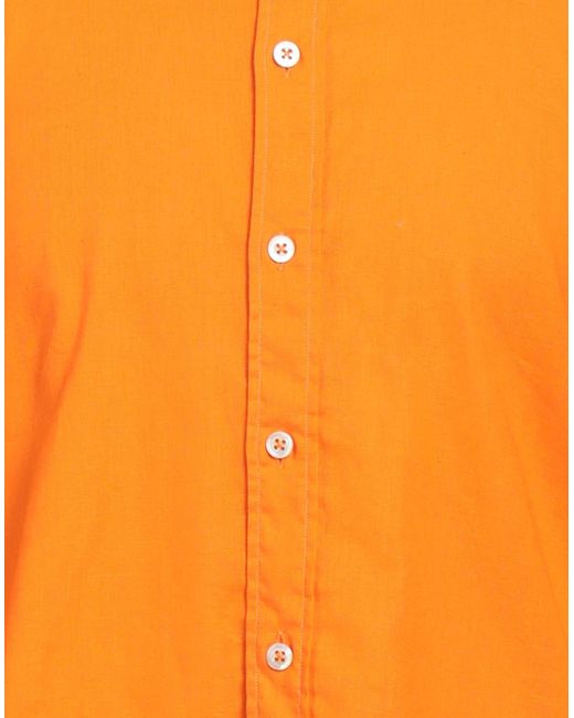 Camisa BASTONCINO de hombre de color Orange