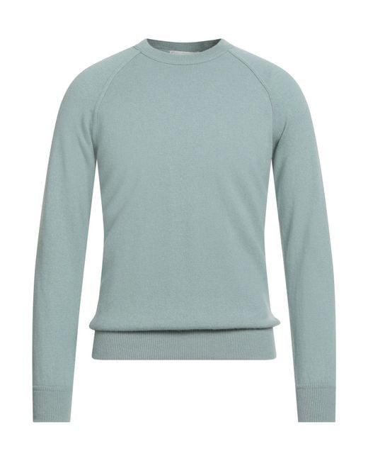 FILIPPO DE LAURENTIIS Blue Sweater Cashmere for men