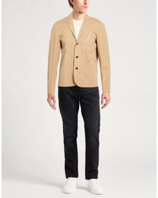 Grifoni Natural Blazer Cotton, Elastane for men