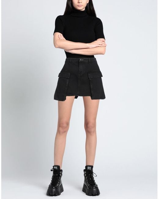 3x1 Black Denim Skirt